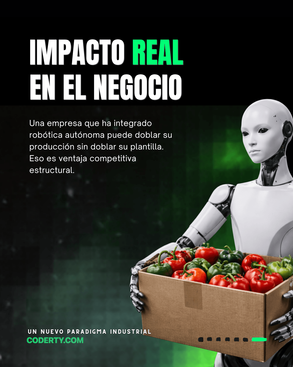 Impacto real de la robótica en el negocio — ventaja competitiva estructural